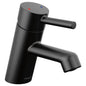 Peerless® P1547LF-BL Precept™ Bathroom Faucet, Commercial/Residential, 1 gpm Flow Rate, 2-1/8 in H Spout, 1 Handles, 50/50 Push Pop-Up Drain, 1 Faucet Holes, Matte Black