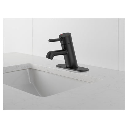 Precept - Bathroom Faucet - Matte Black - Deck Mount