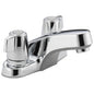 Centerset Bathroom Faucet - Polished Chrome - Deck Mount