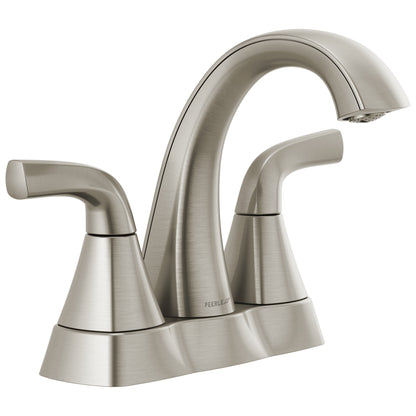 Peerless® P2635L Parkwood™ Centerset Lavatory Faucet, Peerless® Parkwood™ Centerset Lavatory Faucet, 2 Handles, Pop-Up Drain, 1 gpm Flow Rate