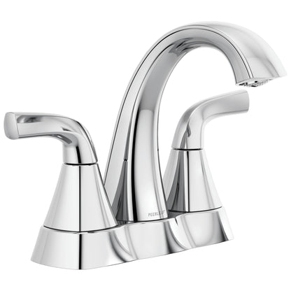 Peerless® P2635L Parkwood™ Centerset Lavatory Faucet, Peerless® Parkwood™ Centerset Lavatory Faucet, 2 Handles, Pop-Up Drain, 1 gpm Flow Rate