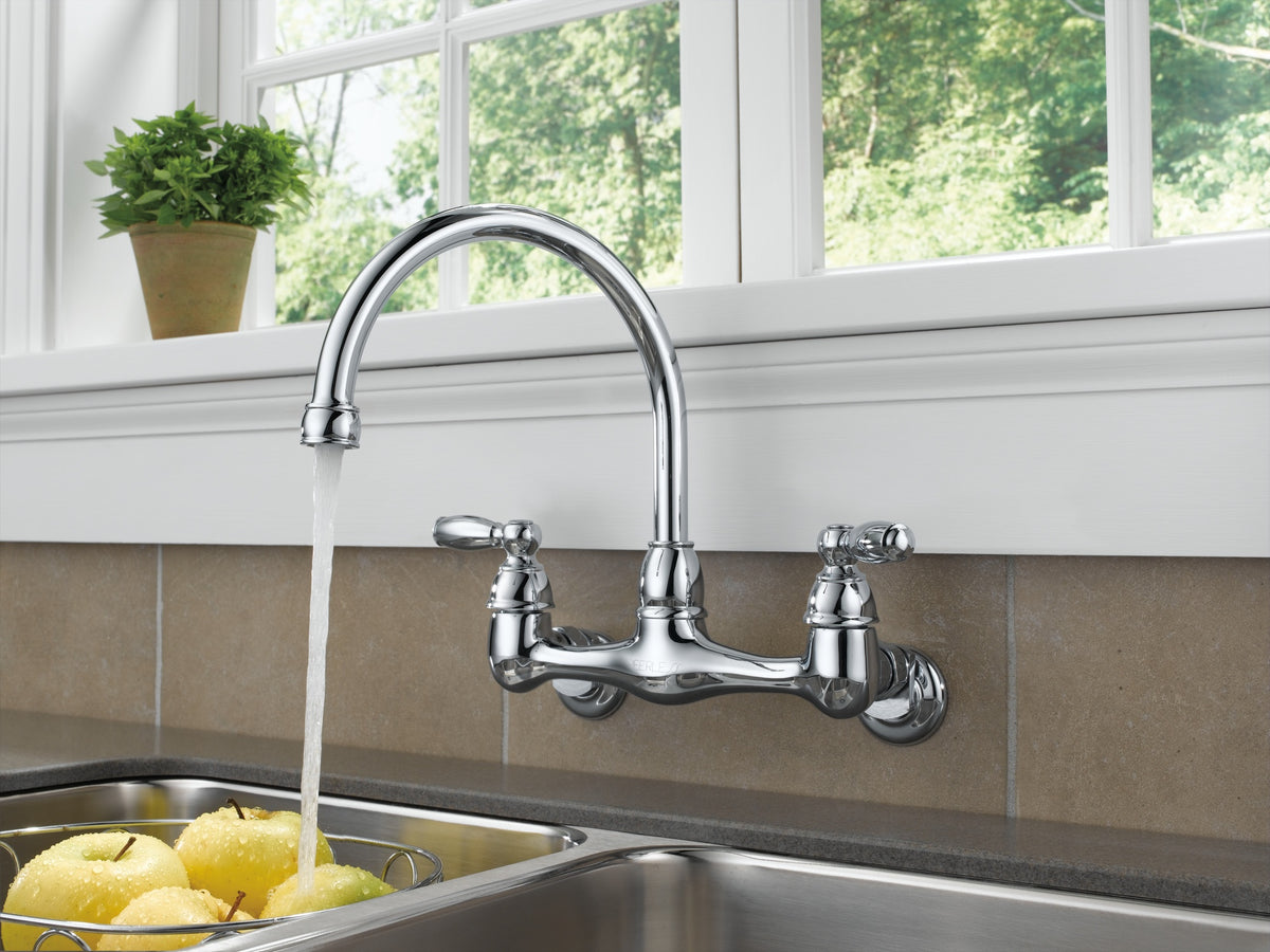Kitchen Faucet - 9-3/8" - Wall Mount