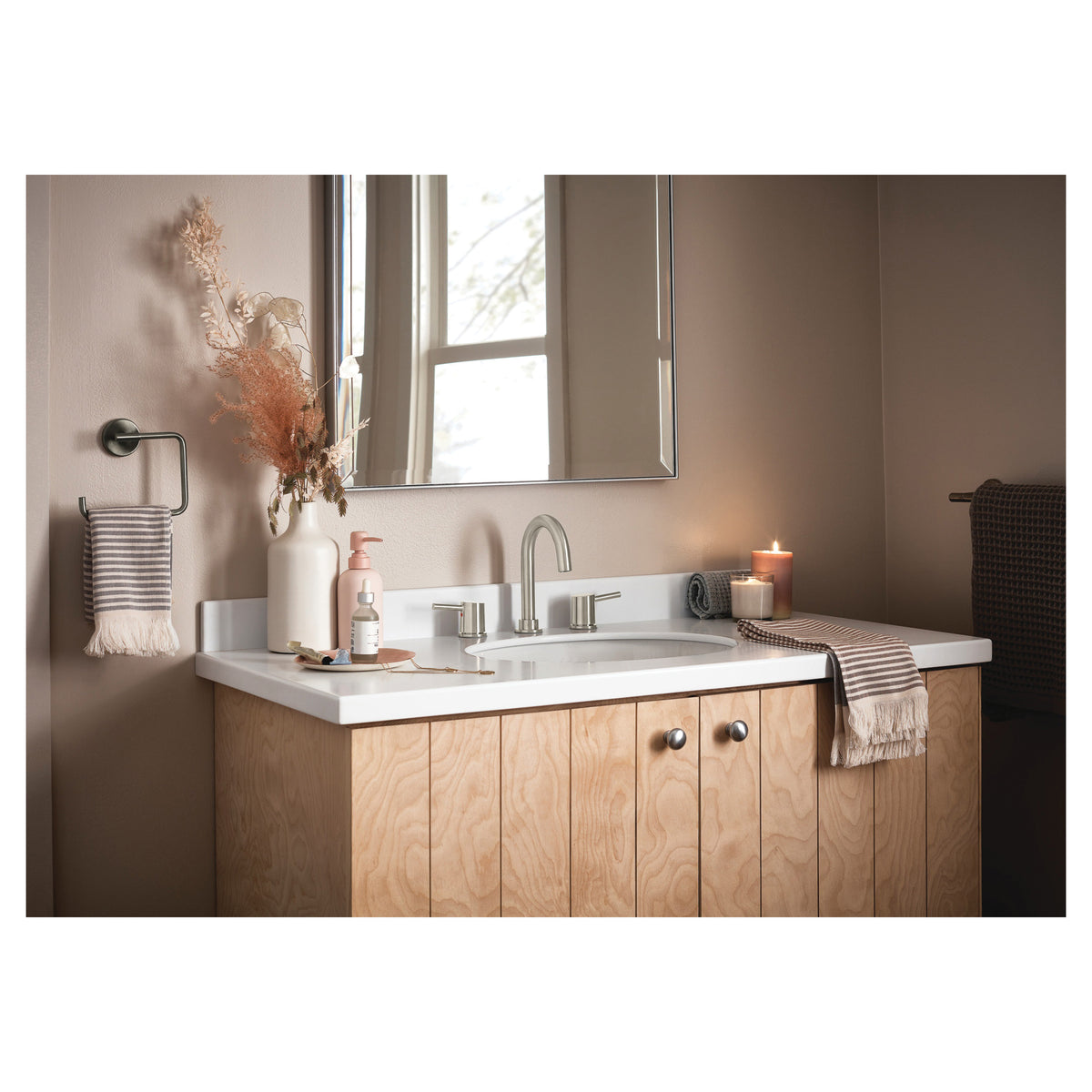 Precept - Widespread Bathroom Faucet - Deck Mount - 1 GPM