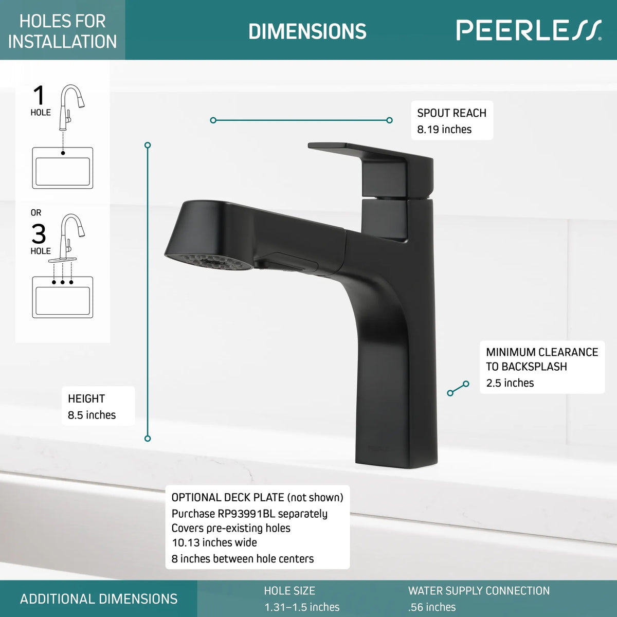 Xander - Pull-Out Kitchen Faucet - Brass