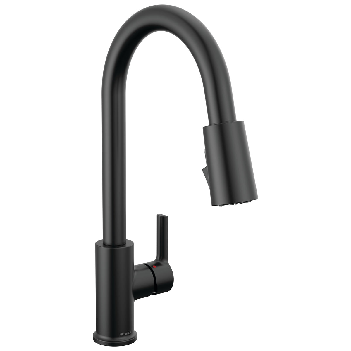Pull-Down Kitchen Faucet - Matte Black - 7.938"