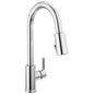 Peerless® P7912LF Pull-Down Kitchen Faucet, Chrome, 1 Handles, Import