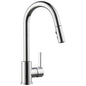 Pull-Down Kitchen Faucet - Chrome - 8"
