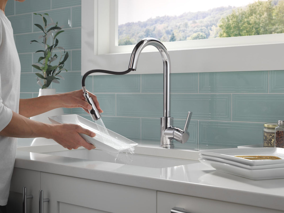 Pull-Down Kitchen Faucet - Chrome - Zinc
