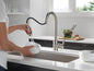 Pull-Down Kitchen Faucet - Stainless - 1.5 GPM