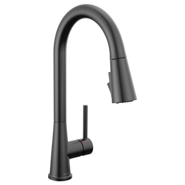 Peerless® P7947LF-BL Precept™ Pull-Down Kitchen Faucet, 1.5 gpm Flow Rate, Matte Black, 1 Handles, 1 Faucet Holes, Import, Commercial/Residential