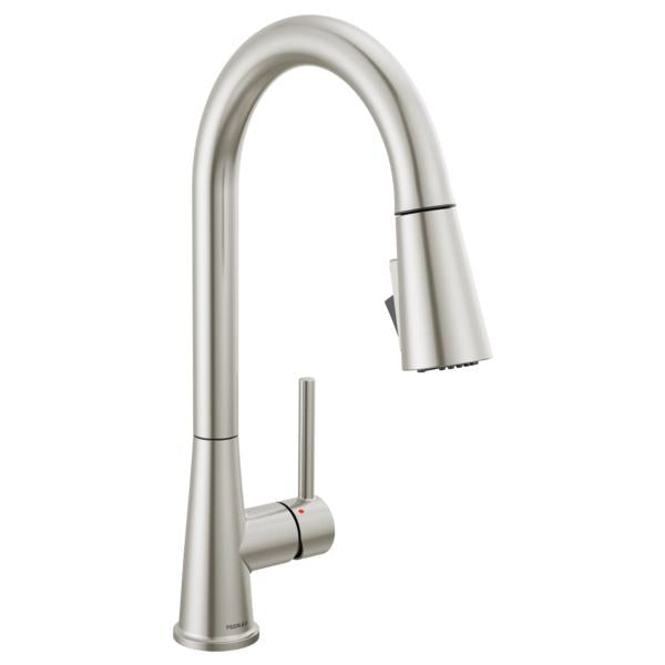 Peerless® P7947LF-SS Precept™ Pull-Down Kitchen Faucet, 1.5 gpm Flow Rate, Stainless, 1 Handles, 1 Faucet Holes, Import, Commercial/Residential