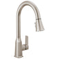 Ezra - Pull-Down Kitchen Faucet - Stainless - Deck Mount