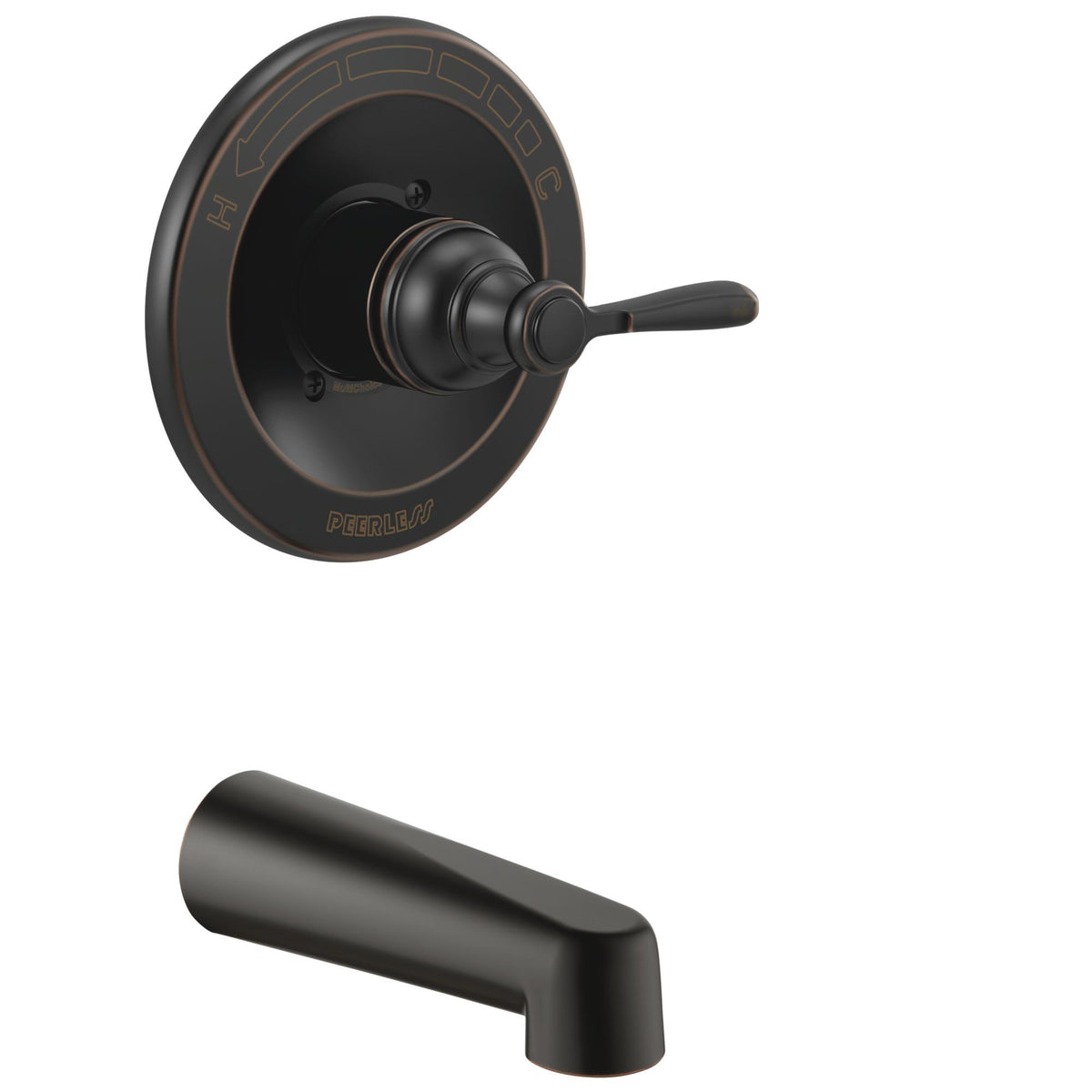 Tub Trim Kit - Oil Rubbed Bronze - 7" W x 7" H
