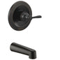 Tub Trim Kit - Oil Rubbed Bronze - 7" W x 7" H