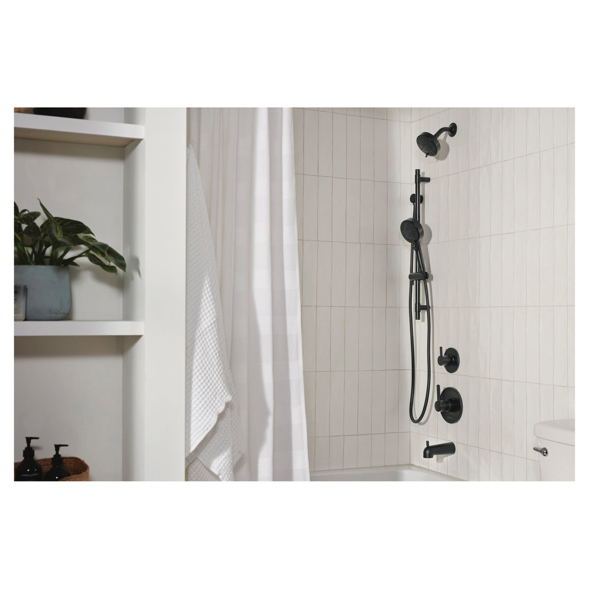 Precept - Diverter Trim - Matte Black - Wall Mount