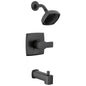 Ezra - Universal Tub and Shower Trim Kit - Matte Black