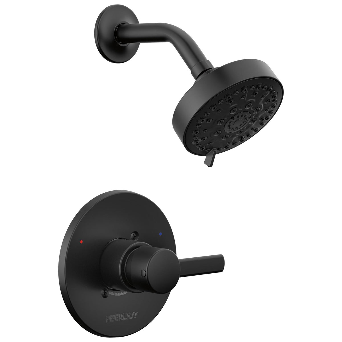 Peerless® PTT188782-BL Shower Only Trim Kit, 1.75 gpm Shower, Matte Black