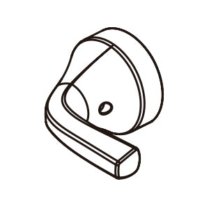 Peerless® Parkwood™ Handle Kit, For Use With Model PTT14235/PTT14235-LHD/PTT14435/PTT14435-LHD Tub and Shower Faucet Trim, Import