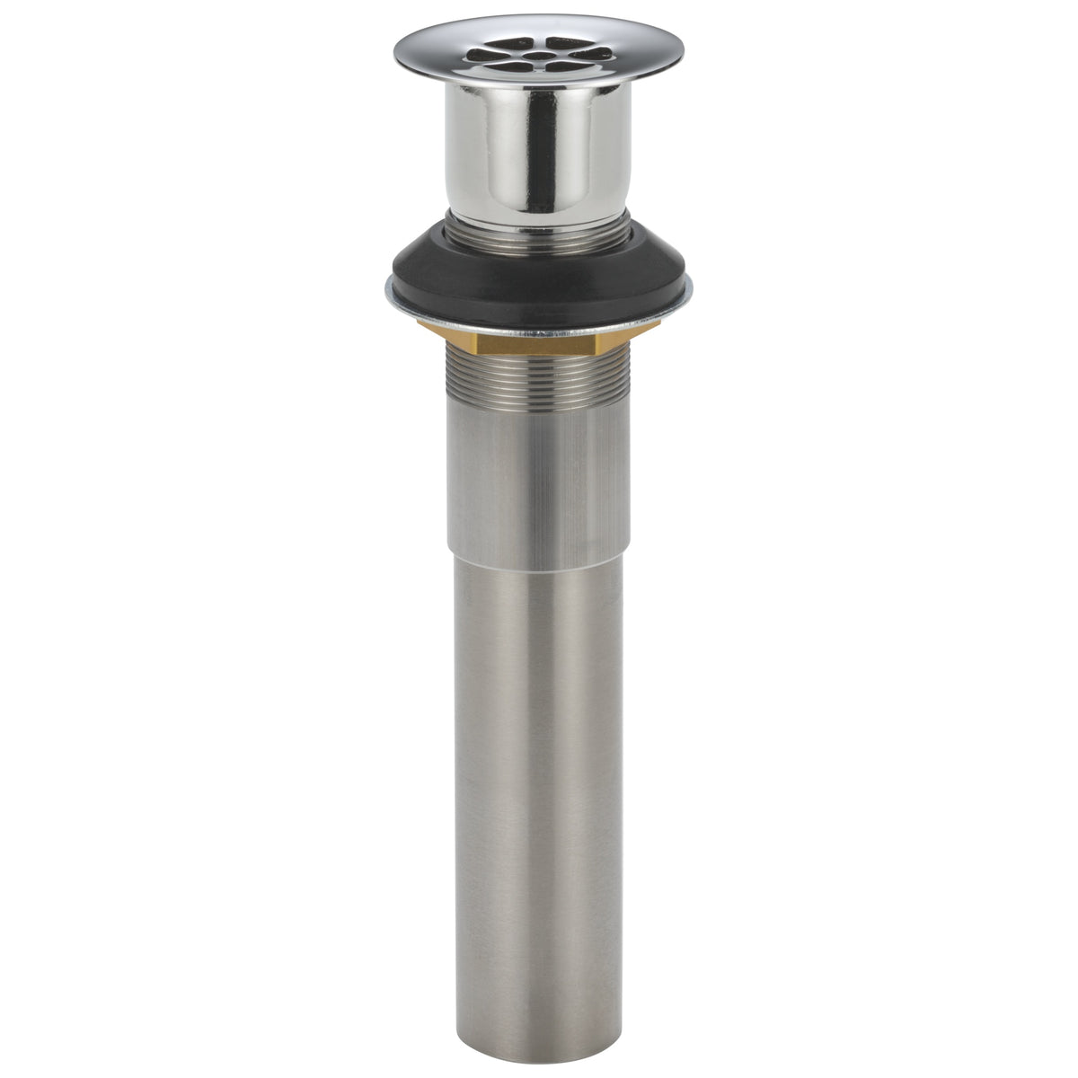 Peerless® RP103450 Grid Strainer without Overflow, 2-1/8 in Nominal, 2-1/8 in OAL, Metal, Chrome, Import