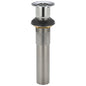 Peerless® RP103450 Grid Strainer without Overflow, 2-1/8 in Nominal, 2-1/8 in OAL, Metal, Chrome, Import