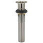 Peerless® RP103450BN RP103450 Grid Strainer without Overflow, 2-1/8 in Nominal, 2-1/8 in OAL, Metal, Brushed Nickel, Import