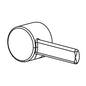 Peerless® RP82101BL Precept™ Handle Kit, For Use With Model PTT188782/PTT188782-LHD/PTT188792/PTT188792-LHD Washerless Pressure Balanced Tub and Shower Valves, Matte Black, Import