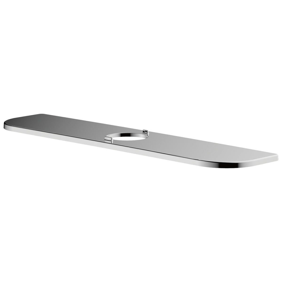 Peerless® RP93991BL Xander™ Escutcheon/Baseplate and Mounting Nut, For Use With Xander™ P6919LF 1-Handle Pull-Down Kitchen Faucet, 2.38 in L x 10.13 in W x 3-1/4 in H, Matte Black, Import
