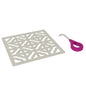 Perrin & Rowe DC3146PN Rohl Cross Collection Weave Decorative Drain Cover Mosaic, 5 in W, Brass, Nickel, Import