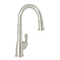 Perrin & Rowe U.4743PN-2 Food Prep Faucet Single Hole, Georgian Era, Polished Nickel, 1.75 gpm Flow Rate