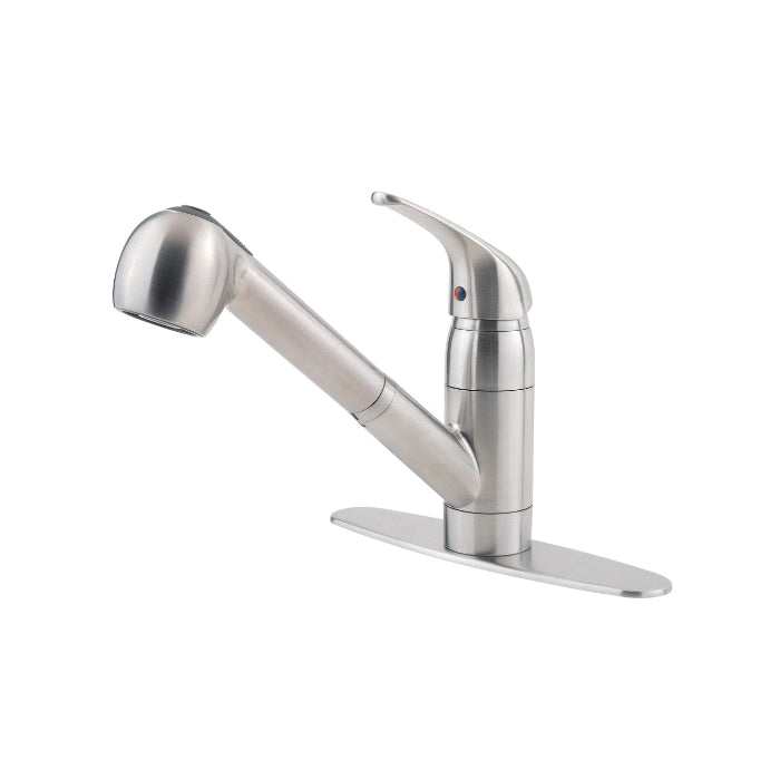 Kitchen Faucet - Stainless Steel - Deck Mount