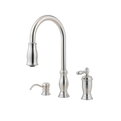 Hanover - Professional Grade Pull-Down Kitchen Faucet