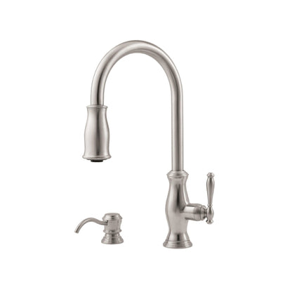Hanover - Pull-Down Kitchen Faucet - Deck Mount