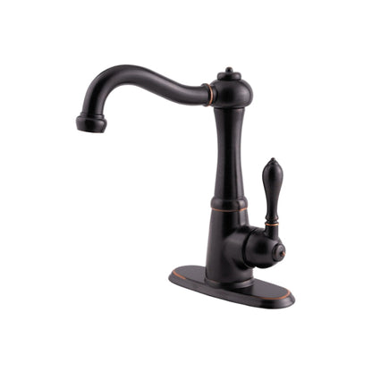 Marielle - Bar and Prep Faucet - Tuscan Bronze - Deck Mount