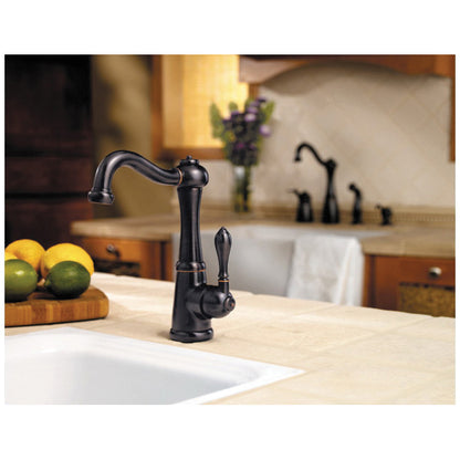 Marielle - Bar and Prep Faucet - Tuscan Bronze - Deck Mount