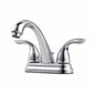 Pfister® LG148-7000 Centerset Bathroom Faucet, Pfirst Series™, Polished Chrome, 2 Handles, Metal Pop-Up Drain, 1.2 gpm Flow Rate