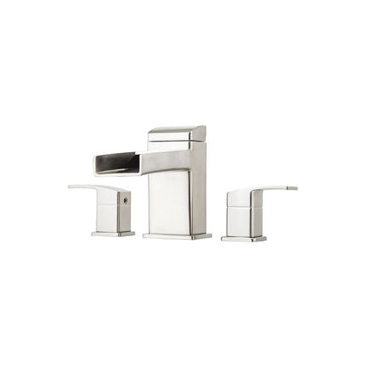 Pfister® Professional Grade Roman Tub Trim, Kenzo™, 15 to 18 gpm Flow Rate, 8 in Center, 2 Handles, Function: Traditional