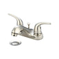 OLYMPIA L-7270-BN Lavatory Faucet, PVD Brushed Nickel, 2 Handles, 50/50 Pop-Up Drain, 1.2 gpm Flow Rate
