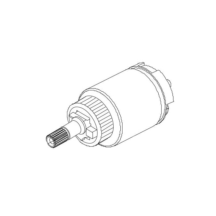 OLYMPIA OP-340008 Ceramic Cartridge With Spring, For Use With Model P-2307B, P-2309B, P-2308B and P-2407B 1-Handle Tub and Shower Valve