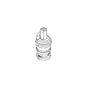 OLYMPIA OP-390004 Stem Unit, For Use With Model L-7220, L-7221 and L-7222 2-Handle Washerless Lavatory Faucet, Brass Post