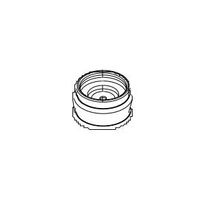 OLYMPIA OP-490057 Aerator, For Use With Accent K-5372 2-Handle Kitchen Faucet, 55/64 in Female Thread, 1.5 gpm, Polished Chrome