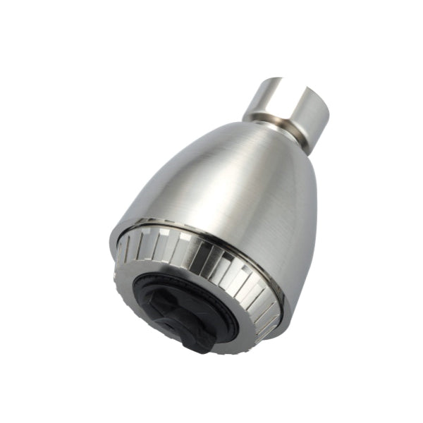 OLYMPIA OP-640024-BN Standard Shower Head, 1.5 gpm Minimum, 1 Sprays, 2-1/4 in Dia x 2-7/8 in H Head