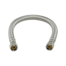 PlumbShop® PLS1-20KC F PLS1-KC Flexible Faucet Connector, 3/8 in Nominal, Compression End Style, 20 in L, 125 psi Working, Reinforced PVC/Braided Stainless Steel, Import