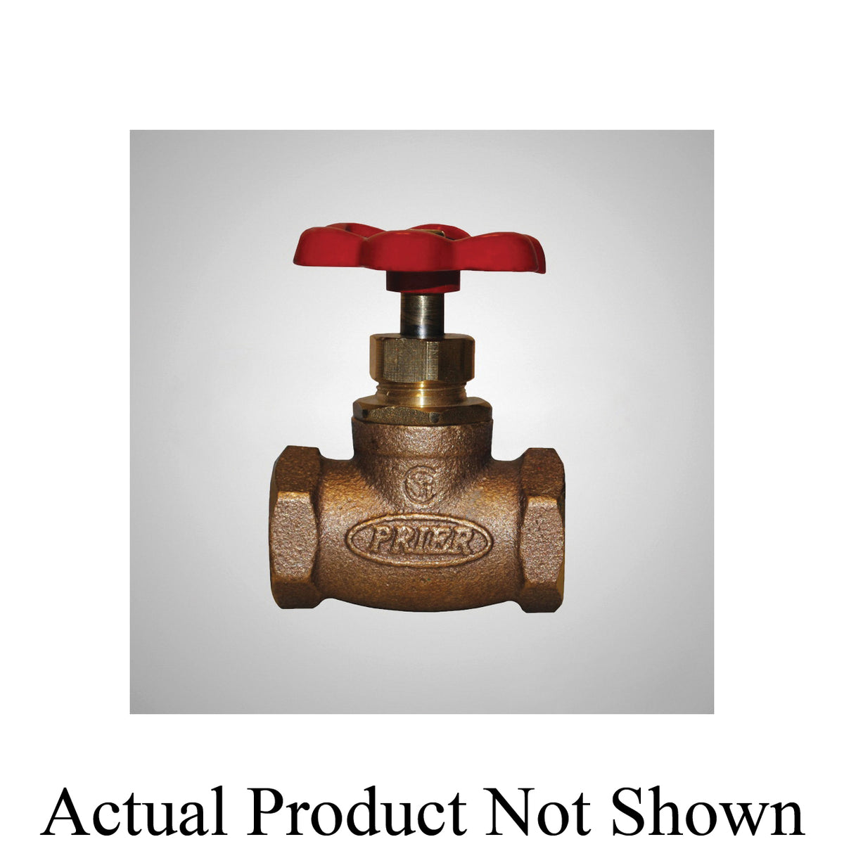 Prier® 20.41-B 20 Series Heavy Pattern Mansfield Style Globe Valve, 1/2 in Nominal, C End Style, Cast Brass Body, Handwheel Actuator, Domestic