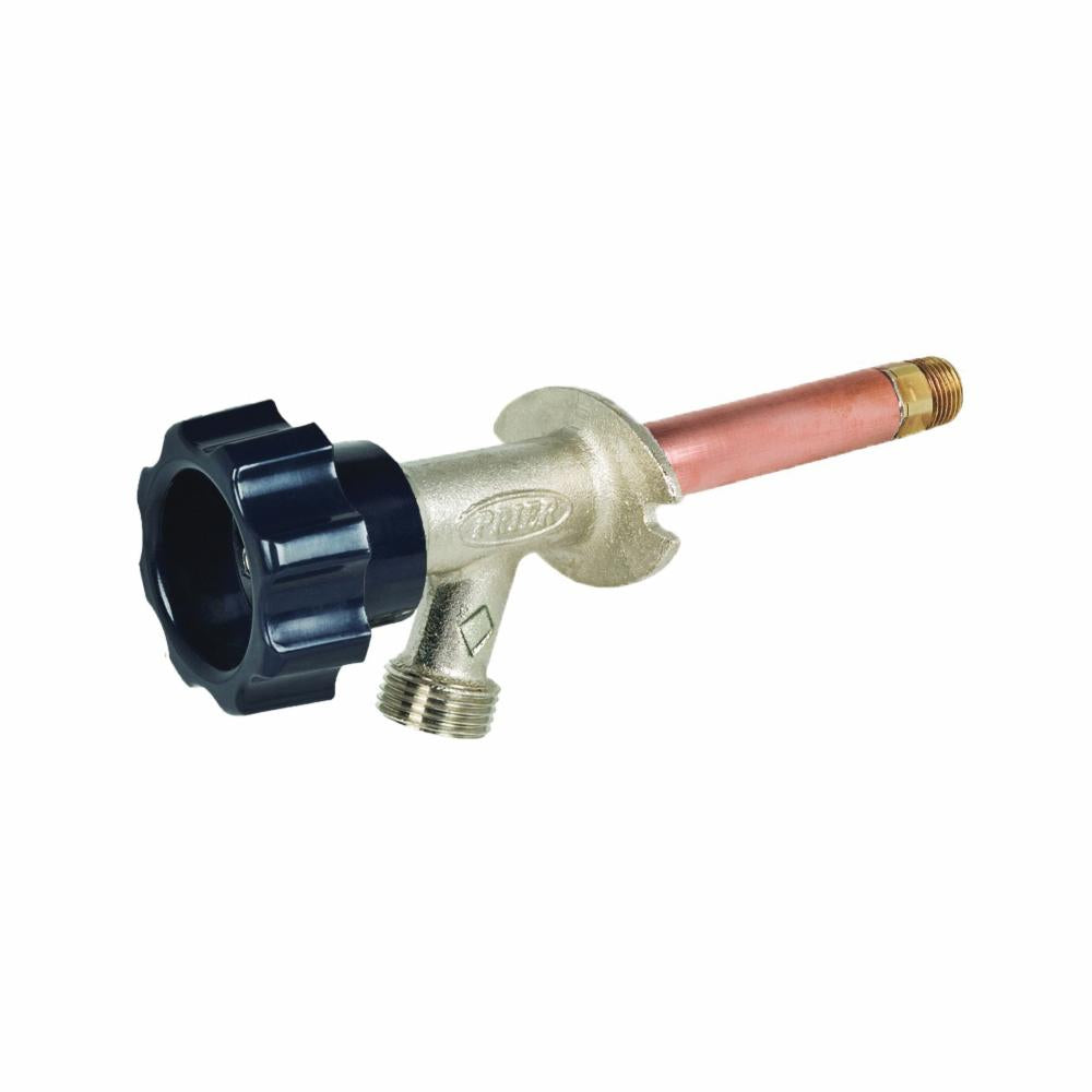 Prier® 378-12 Diamond 300 Freezeless Wall Hydrant, 1/2 in Nominal, MNPT x C End Style, 360 deg Full-Turn Wall Opening, Domestic