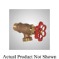Prier® 526.43 Mansfield Style Boiler Drain Valve, 1/2 in Inlet x 3/4 in Outlet Nominal, Compression x Garden Hose Thread End Style, Rough Brass Body, Domestic
