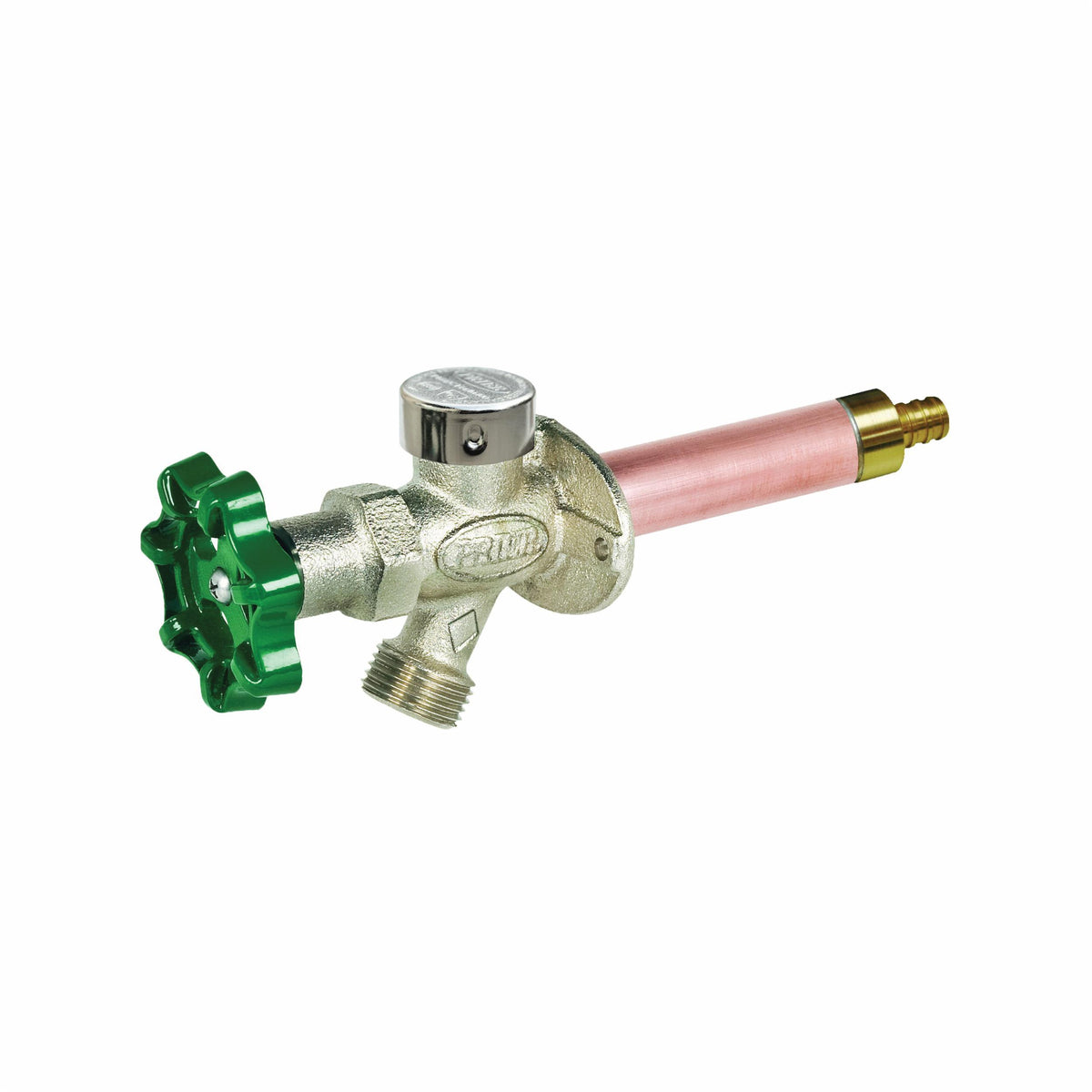 Prier® C-144X06 Diamond C-144 Freezeless Wall Hydrant With Anti-Siphon Vacuum Breaker, 1/2 in Nominal, PEX (Crimp) End Style, Domestic