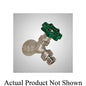 Prier® C-155NP.75 Heavy Pattern Angle Sill Faucet Only With P-002 Integral Anti-Siphon Vacuum Breaker and Backflow Preventer, 3/4 in Nominal, FNPT End Style, Cast Brass Body, Domestic