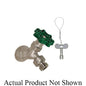 Prier® C-357NP.50 Heavy Pattern Angle Sill Faucet Only With P-002 Integral Anti-Siphon Vacuum Breaker and Backflow Preventer, 1/2 in Nominal, FNPT End Style, Cast Brass Body, Handwheel/Loose Key Actuator, Domestic