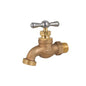 Prier® 44.42 44 Series Heavy Pattern Mansfield Style Hose Bibb, 1/2 in Nominal, MNPT x Female C End Style, Cast Brass Body