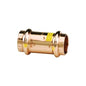 ProPress® 16123 Tube Coupling With Stop, 2 in Nominal, Press End Style, Copper, Import